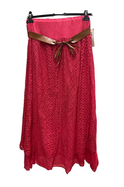 PHUTİ COLLECTION Italian Guipure Skirt