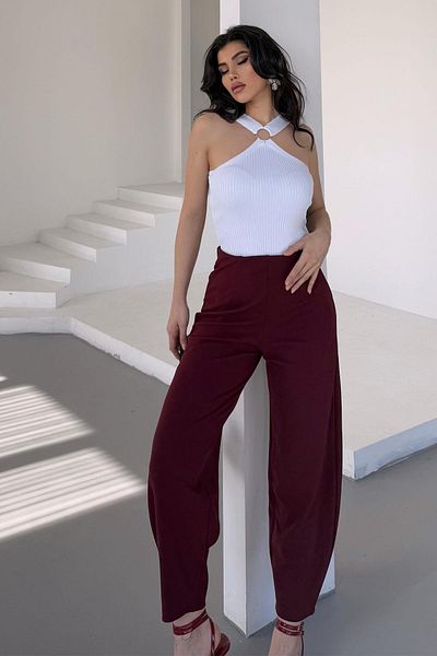 İstangül Butik Full Lycra High Waist Comfortable Balloon Pants