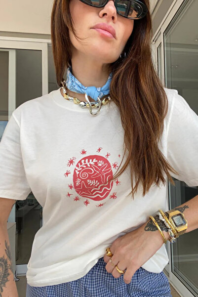 Bengi Clothing Μπλουζάκι Jemmy Oversize Cut με αυτοσχεδιασμό με λαιμόκοψη με κοντό μανίκι