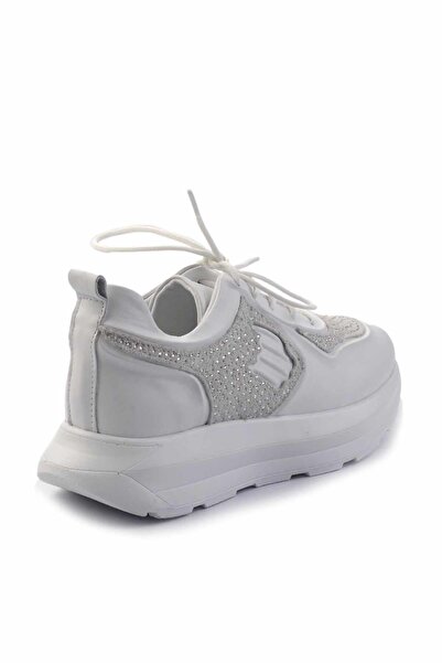 Bambi Tenis de damă - alb, piele naturală, K 01480111103