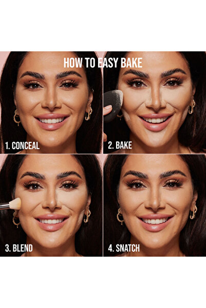 Huda Beauty بودرة هدى بيوتي-الاصلي- ايزي بيك المنثورة -banana Bread