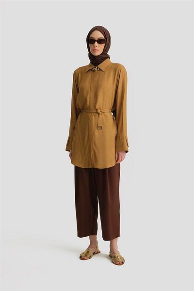 Armine 25Y4604 Sahra Double Cuff Viscose Tunic