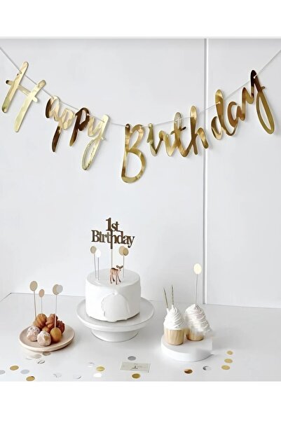 ATAKENT PARTİ Banner de ziua de naștere de la mulți ani de aur