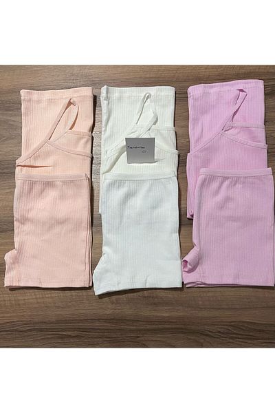 Dondeza Children's 3-Piece Rope Suspender Tank Top Boxer Set