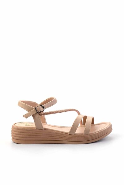 Bambi Nude Kadın Sandalet K05823023109