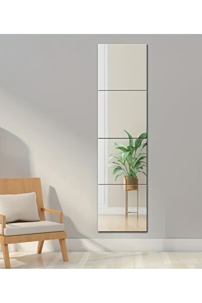 MİRRORSS Kare Duvar Boy Ayna 4 Parça 30 X 30 Cm