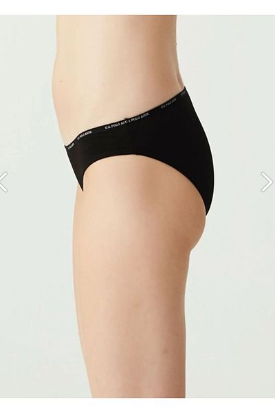 U.S. Polo Assn. Women &Apos; S Master Uspa, Black-And-White Skin Toilet Clothing, 47% Modal 47% Cotton 6% Elastan