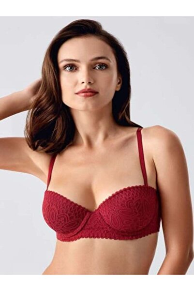 Mısırlı Mısırlı New Bra Destekli ve Balenli Dantelli Sütyen
