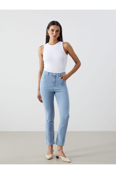 LC Waikiki Ozmarka New Season Straight Fit Women's Jean Trousers