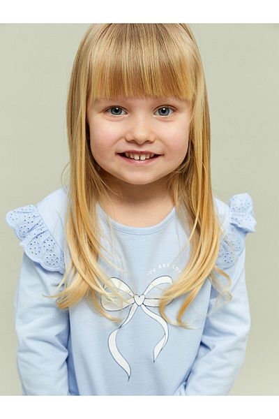 LC Waikiki Baby Girl Blouse and Leggings with Ribbon Detail, Pack of 2