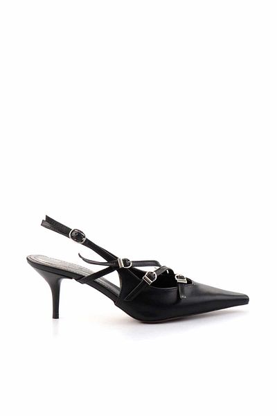 Bambi Pantofi cu toc clasici de damă negri K 01667010209
