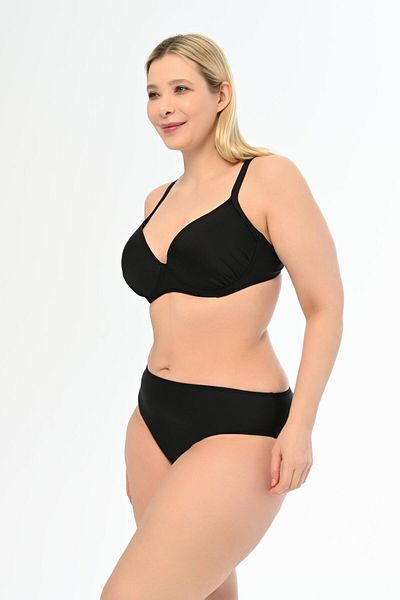 AQUAVİVA Aquaviva Black Large Size Alexa Covered Bikini Set