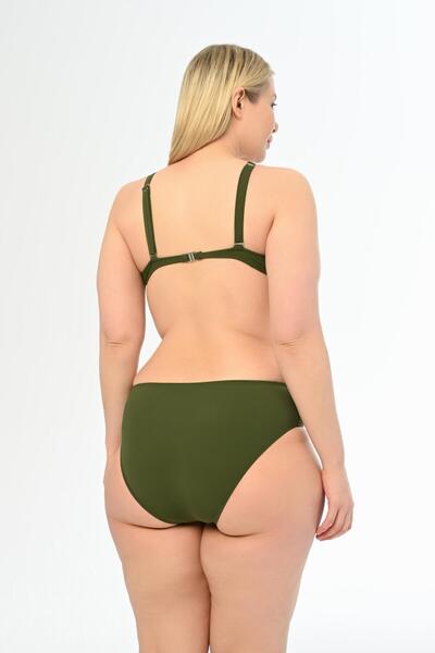 AQUAVİVA Khaki Green Large Size Alexa Covered Bikini - Aquaviva Set
