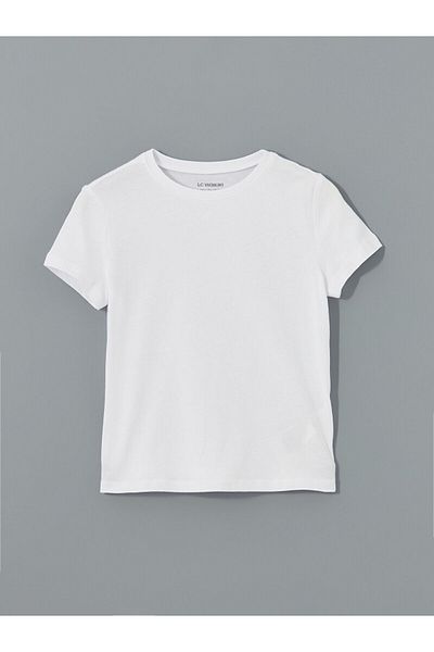 LC Waikiki Κοριτσίστικο T-Shirt με λαιμόκοψη