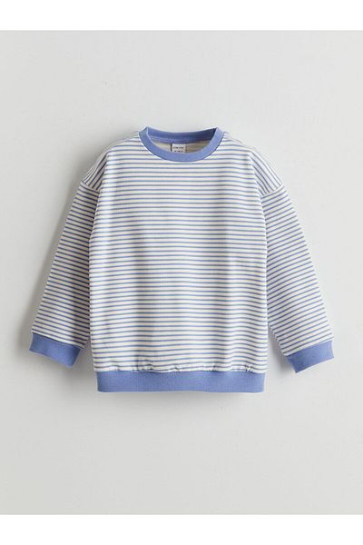 LC Waikiki Striped Baby Girl Sweatshirt and Leggings 2-Pack