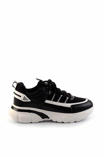 Bambi Black and White Women's Sneaker K01478103609