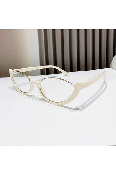 PURE BERRY Cat Model Tr90 Optical-Decorated Beige Color
