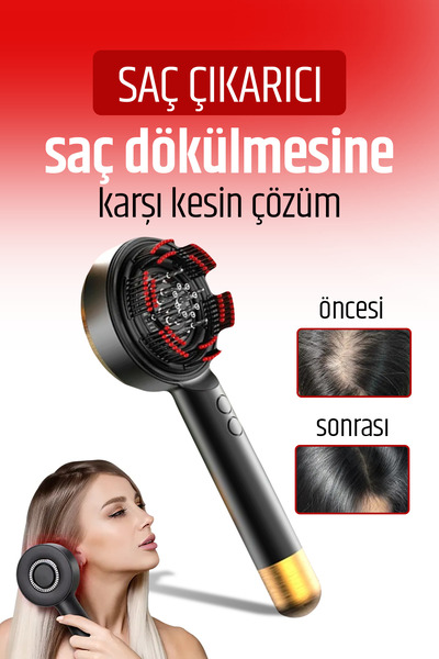Saç Uzatma Mikro-Lazer +RF Saç Çıkarıcı -Folikül Uyarıcı Saç Dökülmesine Karşı Saç Güçlendirici