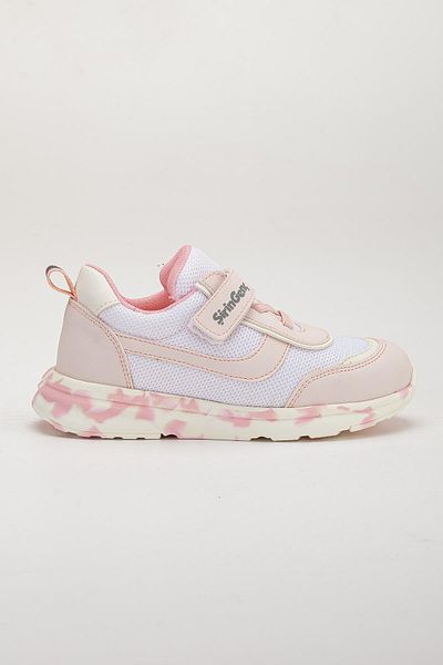 Dilimler Ayakkabı Orthopedic Girl's Sneakers - Powder Velcro Anorak Material