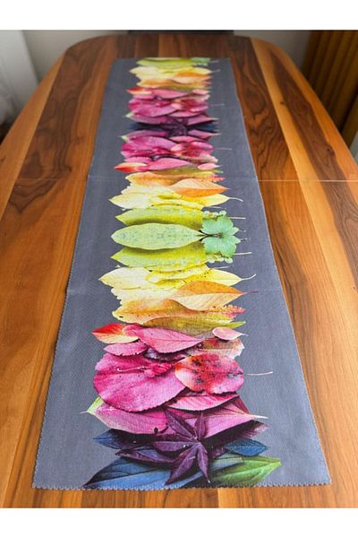 DRN Bella Decorative Digital Printing Velvet Fabric Runner 45 X 140cm