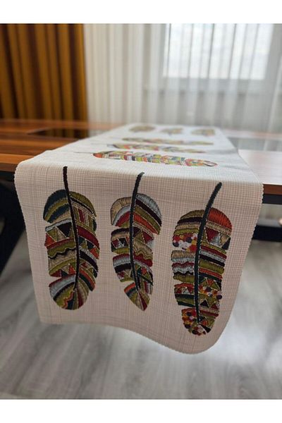 DRN Bella Decorative Digital Printing Velvet Fabric Runner 45 X 140cm