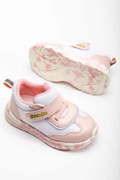 Dilimler Ayakkabı Orthopedic Baby Girl Primary Adamsport Shoes - Pink Velcro Anorak Material