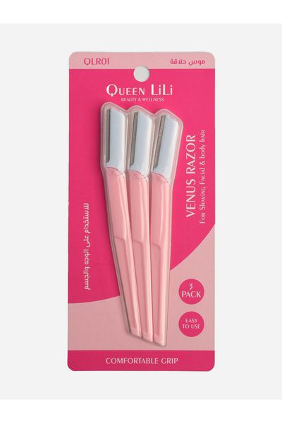 Queen LiLi مجموعة من 3 شفرات حلاقة فينوس