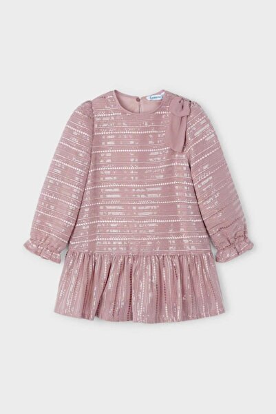 MAYORAL Pullu Elbise - Gül Kurusu