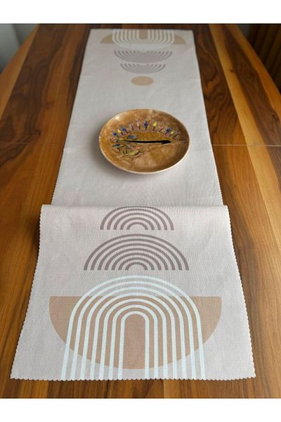 DRN Bella Decorative Digital Printing Velvet Fabric Runner 45 X 140cm