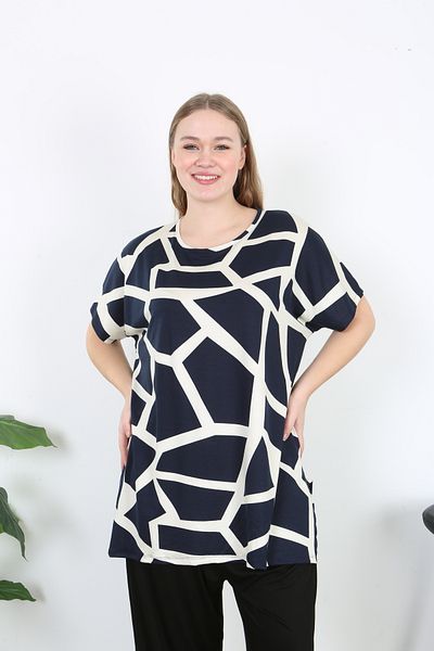 XL Modam Women's Digital Printed Lycra Large Size Tunic