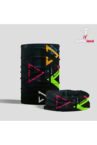 bofferland دراجة نارية برتقالي باندانا - نسيج مقاوم للرياح للجنسين قابل للتنف...