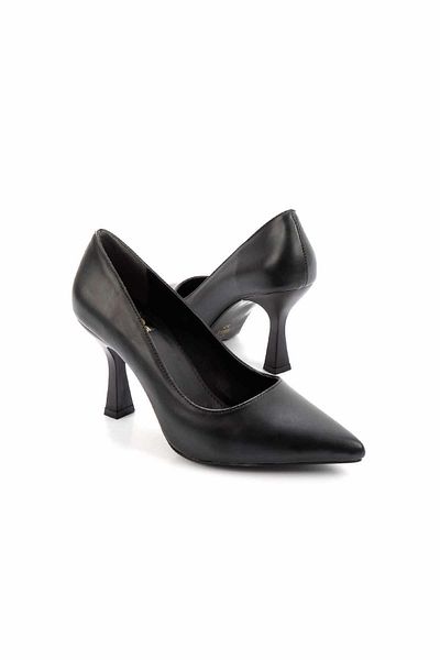 Bambi Black Women's Classic Heeled Shoes K01419062509