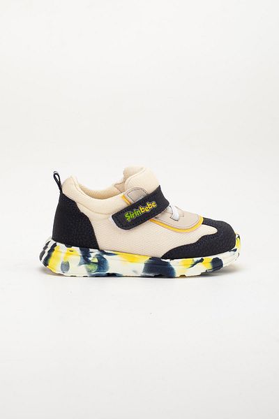 Dilimler Ayakkabı Baby Boy Orthopedic Sports Shoes - Yellow Velcro Anorak Material