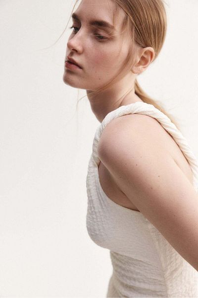 H&M One-shoulder bodycon dress