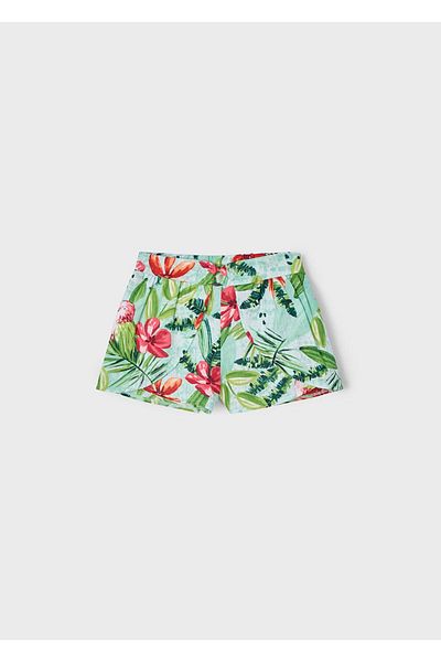 MAYORAL Pantaloni cu fusta tropicala pentru fete 3908 verde
