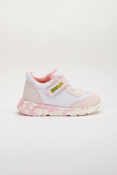 Dilimler Ayakkabı Orthopedic Baby Girl First Step Sports Shoes - Powder Velcro Anorak Material