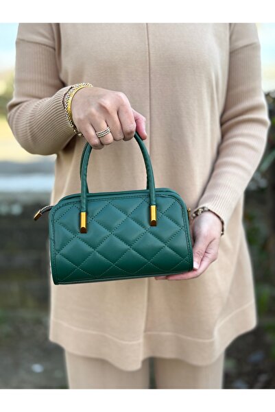 DEV 3 ADAM Geantă de umăr și crossbody pentru femei, model Green Box