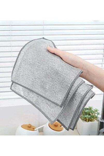 Mnk 6 Adet Telli Temizlik Bezi Yeni Nesil Telli Bez