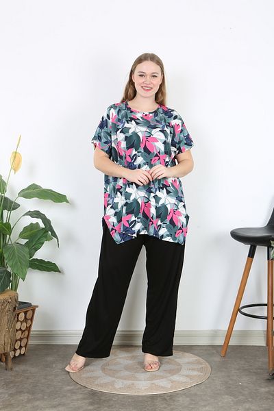XL Modam Women's Digital Printed Lycra Large Size Tunic