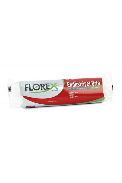 Florex Industrial Medium Garbage Bag Black 55X60 cm