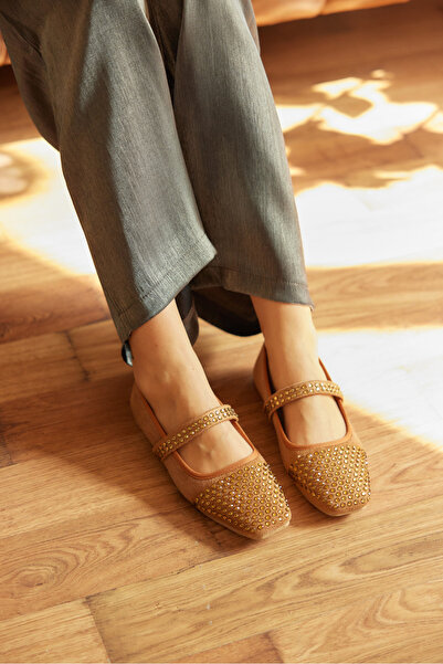 MİLAYA SHOES حذاء ستيلا نسائي ذو مقدمة حجرية