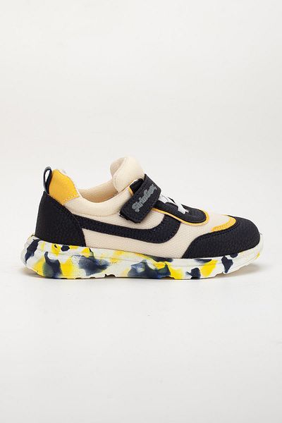 Dilimler Ayakkabı Şiringenç Orthopedic Boy's Sports Shoes Yellow Velcro Anorak Material