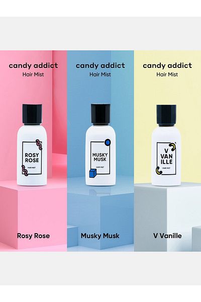 Candy Addict Addictive Temptation Mini Hair Mists Set, 3x30 ml
