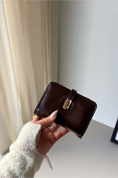 Yuka Atelier Jill Vintage Model Shiny Faux Leather Wallet