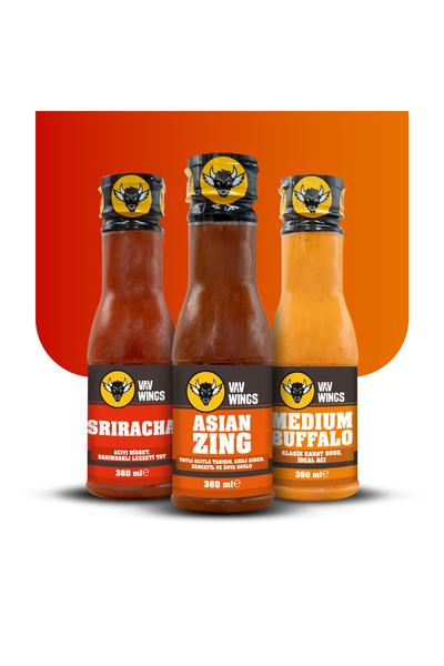 VAV WINGS Sriracha Asian Zing Medium Buffalo Sos 360 ml