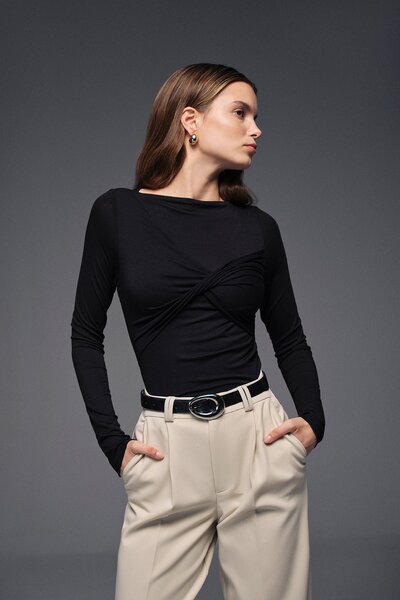 VATKALI Black Leather Belt