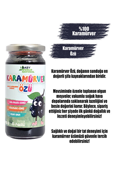 Baby World Natural 2'li Karamürver Özü Seti 315 Gr x 2