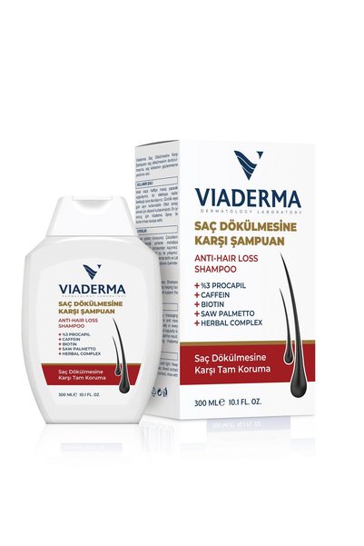 Viaderma Anti-Hair Loss Shampoo 300 ml Repairing Nourishing Sulfate-Free & Daily Use