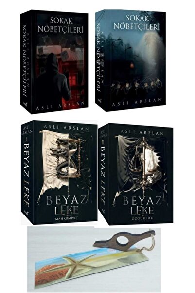 İndigo Kitap Beyaz Leke Özgürlük 1 - 2 / Sokak Nöbetçileri 1 - 2 Ciltsiz Kita...