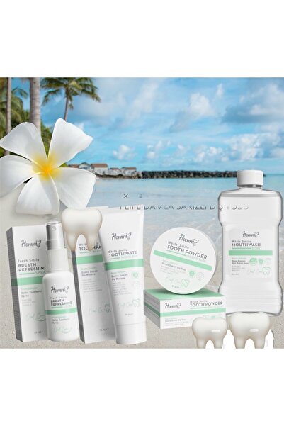 Homm Bitkisel Homm Life Diş Macunu Diş Tozu Ağız Bakım Suyu Nefes Tazeleyici ...